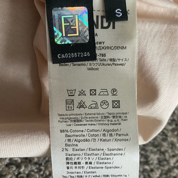 Fendi Roma Embroidered T-Shirt - Picture 4 of 8